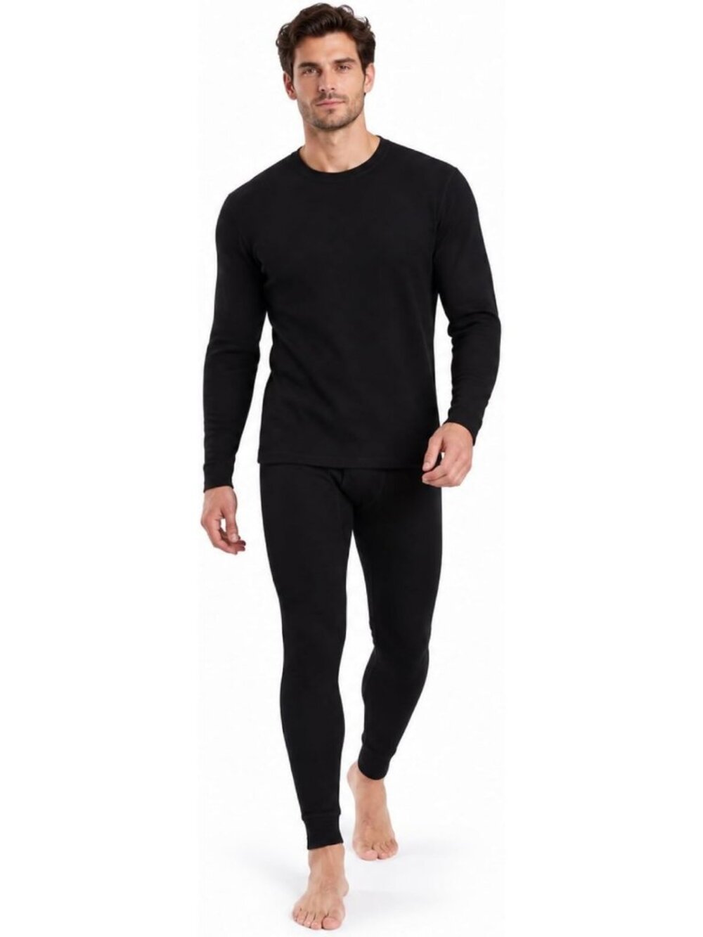 Men's 100% Merino Wool Thermal Underwear Set - Warm Base Layer 250gsm